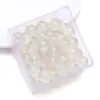Cuentas redondas de 10 mm bañadas en color proteína, de color sólido, para pulsera de cuentas hecha a mano, accesorios para cadena de teléfono móvil, cuentas sueltas