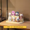 Soporte de Exhibición de Cajas Sorpresa Almacenamiento Acrílico Transparente a Prueba de Polvo Vitrina para Figuras y Bloques de Construcción Adecuado para Cajas de Exhibición Pop Mart