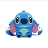 Anime Lilo y Stitch Stitch Bolsa para Niños Bolso Cruzado Almacenamiento Billetera para Monedas Stitch Neceser