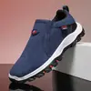 2026 Venta al por mayor transfronteriza de zapatos de senderismo para hombre en talla 50, con acabado de gamuza, para uso casual al aire libre, con envío directo disponible