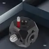 Adaptador universal de metal 1/4 con orificio para tornillo de 3/8, adecuado para fotografía, trípode y conversión de micrófono