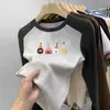 Camiseta Base Térmica Cepillada para Niña 2026 Nuevo Estilo Otoño/Invierno Ropa Polar para Bebé Camiseta de Manga Larga Raglán Elegante