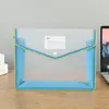 Bolsa Organizadora Colorida de Grande Capacidade Fc para Contrato de Escritório, Informações, Papéis de Teste de Estudante, Bolsa de Armazenamento Impermeável, Bolsa com Botão