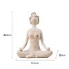 Luxo Leve Arte Abstrata Nórdica Figura Menina Yoga Decoração Vitrine de Cafeteria Decoração Suave Simples Moderna