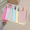 Sensación Simple y Amigable con la Piel Adecuado para Funda de Teléfono Apple 17 iPhone 16 Cubierta Protectora 14 Color Macarrón 13 Funda Suave 12 Estilo Nicho