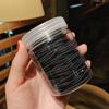 100 Cajas de Gomas de Pelo de Color Sin Costuras Color Caramelo para Niños No Golpean Lindo Cuerda Elástica Alta para Atar