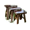 Taburete Pequeño de Madera Maciza, Banco para Cambiarse los Zapatos, Fiesta de Baile Infantil, Baile de Bridge de la Abuela