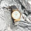 Reloj de cuarzo para mujer, nuevo reloj de estudiante, con banda elástica perezosa popular transfronteriza y lazo literal con números completos