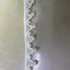 Cinta de Encaje Bordada a Mano Soluble en Agua con Borde Ondulado Accesorios de Decoración para Bordes de Faldas Ropa Cuellos Encaje de Perlas