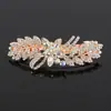 Pasador de strass estilo coreano tocado de nicho para adultos pinza de resorte para mujer clip para coleta baja parte trasera de la cabeza accesorios para el cabello simples versátiles