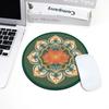 Directo de fábrica personalidad creativa estilo nacional redondo grueso de goma alfombrilla de ratón para computadora oficina antideslizante alfombrilla de ratón