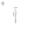 Conjunto Elegante de Talheres Estilo Ocidental em Aço Inoxidável 316L, Faca de Bife Espessa, Conjunto de Garfo e Colher para Uso em Hotel e Casa, Conjunto de Colheres de Sobremesa e Café