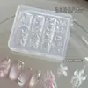Nueva Concepción Artística Flor de Cristal de Hielo Hielo Creativo Molde de Silicona Arte de Uñas Lirio Tallado Joyería para Uñas Diy Molde de Silicona