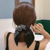 Bow Tie Headwear Ribbon elegante gravata lenço de cabelo Manchete simples All-match corda de cabelo de alta qualidade acessórios de cabelo para mulheres