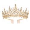 Corona Nupcial Popular Transfronteriza Corona de Cristal Boda Cumpleaños Accesorios Vestido de Princesa Diadema de Pedrería Estilo Europeo