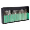 30 piezas/caja de 3 mm/2,35 mm de diámetro de vástago, aguja de esmeril para afilar, cabezal de esmerilado para perforación de metal