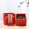Caja de Regalo Cerámica para Té de Caqui Todo Bueno Regalo de Negocios Mini Pequeña Jaula Sellada para Dulces Regalo de Acompañamiento