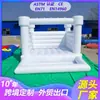 Trampolín Inflable Blanco Transfronterizo Europeo y Americano Trampolín Infantil Castillo Inflable para Fiestas y Bodas