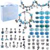 Caixa de presente de unicórnio colorido Amazon Hot Children Pulseira Criativa DIY Pulseira de cristal feita à mão Jóias