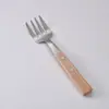 Pala con Mango de Madera Maciza Cuchara en Forma de Pala Japonesa Creativa 304 Estilo Industrial Cuchara en Forma de Pala Cuchara con Pinza de Madera Maciza Pala para Sandía Cuchara Acabado Espejo