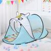 Tienda plegable de animales de dibujos animados para niños, casa de juegos interior, tigre, dinosaurio, casa de juegos para bebés, piscina de bolas de juego