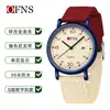 Oufania El Producto Nuevo Más Popular de Amazon Reloj de Cuarzo para Hombre y Mujer Resistente al Agua Digital Grande Calendario Simple Reloj Ligero y Delgado Correa de Nailon