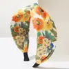 La Diadema de Flores Más Popular de Amazon Estilo Resort Costero, Estampado de Combinación de Colores Bohemio, Versátil, Hermoso y Dulce Accesorio para el Cabello