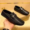 2025 Transfronterizo talla grande 47 Zapatos Casuales de Cuero Zapatos de Moda para Jóvenes Suela Blanda Zapatos para Conducir Zapatos Perezosos Zapatos tipo Mocasín Zapatos de Hombre