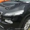 16 Tiras Decorativas para Farol de Lâmpada Leve Grátis Adequadas para Modificação de Adesivo de Sobrancelha de Farol de Neblina Superior Dianteiro Jeep Cherokee