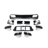 Mercedes-Benz Gls450 Gls400 Gls500 Modificado Gls63 Amg Lip Trasero Garganta de Escape Trasera Lip Trasera Cuatro Salidas de Escape