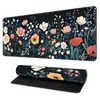 Mouse Pad de Borracha com Paisagem Floral Longa, Superfície de Tecido de Alta Densidade, Antiderrapante, Bordas Costuradas, Antideformação, Adequado para Notebook e Escritório