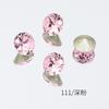 Accesorios para Uñas Dongzhou Colección Rosa Oscuro Fondo Puntiagudo Vidrio K9 de Alta Calidad Mariposa Diamante Grande Brillante Estilo Popular de Celebridad de Internet