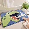 Alfombra de Piso para Sala de Estar de Cachemira Sintética para Animales Pequeños Transfronteriza Antideslizante Fácil de Cuidar Felpudo de Entrada Antideslizante Alfombrilla Absorbente para Baño