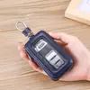 Ventana de Espejo Hombres y Mujeres Control Remoto de Coche Cremallera Bolsa para Llaves Simple Gran Capacidad Portátil Llavero de Cintura Almacenamiento Portátil