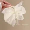 Nuevo Pasador de Flores de Malla Suave de Verano 2026 para Mujer, Estilo de Alta Gama, Pasador Dulce para Recogidos en la Parte Trasera de la Cabeza, Pinza de Tiburón