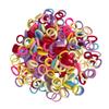 Elásticos de Cabelo Infantis de Alta Elasticidade Não Machucam o Cabelo Anéis Coloridos de Tecido de Fio Atoalhado Acessórios de Cabelo Elásticos para Meninas Cordas de Cabelo Elásticos de Cabelo para Bebês Acessórios de Cabeça