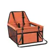 Bolsa plegable para mascotas en coche, alfombrilla para gato copiloto, bolsa de transporte para perros al aire libre, asiento de seguridad desmontable para mascotas en coche