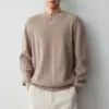 Ropa para Hombre Mo Mai Ke Alta Inteligencia Para Ir al Trabajo Tejido de Punto con Patrón de Piña Hombre Nuevo Estilo Otoño 2026 Suéter con Cuello Henley Hombre 22333.