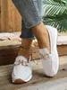 Estilo transfronterizo europeo y americano, nuevos modelos para las cuatro estaciones, zapatillas deportivas de talla grande con hebillas metálicas, modelos transfronterizos, venta al por mayor de tallas grandes
