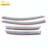 Adecuado para Xpeng 25 Modelos M0Na M03 Protector de Lluvia Tira Brillante de Acero Inoxidable 3D Bisel Embellecedor Pegatina Accesorios Exteriores para Coche