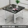 Mesa Quadrada Pequena Dobrável para Uso Doméstico Mesa de Jantar para Apartamento Pequeno Mesa Portátil Mesa de Jantar para Quartos de Aluguel Mesa Simples para Restaurante Fast Food