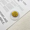 Crachá Corporativo Personalizado Logo Ouro Puro 999 Adesivo para Celular Shishi Ruyi Princesa Fique Rico Loja Presentes Pode Ser Aprovado