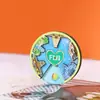 Imán de nevera de plato giratorio de ciudad, pegatina magnética, recuerdo cultural y creativo, regalo de atracción turística de moda, regalo giratorio personalizado de atracción turística