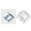 Fivela de Aço Inoxidável 304 Fivela de Engate Simples para Amarração Tensionador de Engrenagem Preto Ferramenta Manual Fixador Atacado