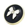 Metal Dulce con Botones de Lazo de Diamante para Mujer, Ropa Exterior de Traje, Ropa Exterior de Piel, Botones Decorativos Redondos