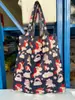 Bolsa de compras casual de moda para niñas transfronteriza, bolso de mano de nailon, bolsa de almacenamiento para mercado de alimentos de supermercado, puede ser al por mayor