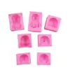 Una Variedad de Moldes de Silicona para Cabello de Muñeca DIY Arcilla Moldes para Cabello de Muñeca Versión Q Moldes de Silicona para Cabello Largo