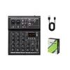 Bluetooth Transfronteiriço Pequeno Mixer de 2 Canais 4 Canais Profissional Performance de Palco Karaoke Entretenimento Reverb USB Mini Mixer
