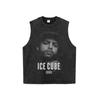 Marca de Moda Estilo Americano Suelta Lavado Viejo Manga Larga Camiseta Base High Street Hip Hop Suelta Vintage Algodón Pesado