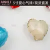 En Stock Globo de Corazón de 5 pulgadas Decoración de Ambiente para Habitación de Boda Arreglo de Cumpleaños Globo de Papel de Aluminio en Forma de Corazón Accesorios para Fotos
